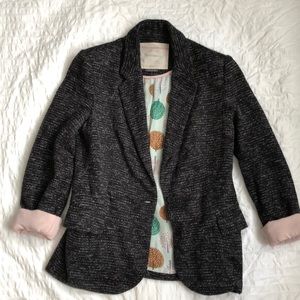 Anthropologie Cartonnier Knit Blazer